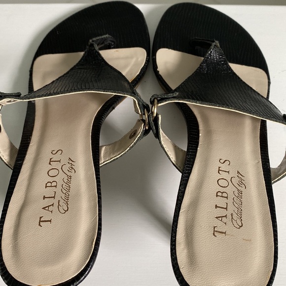 Talbots leather thong sandals - Picture 6 of 10